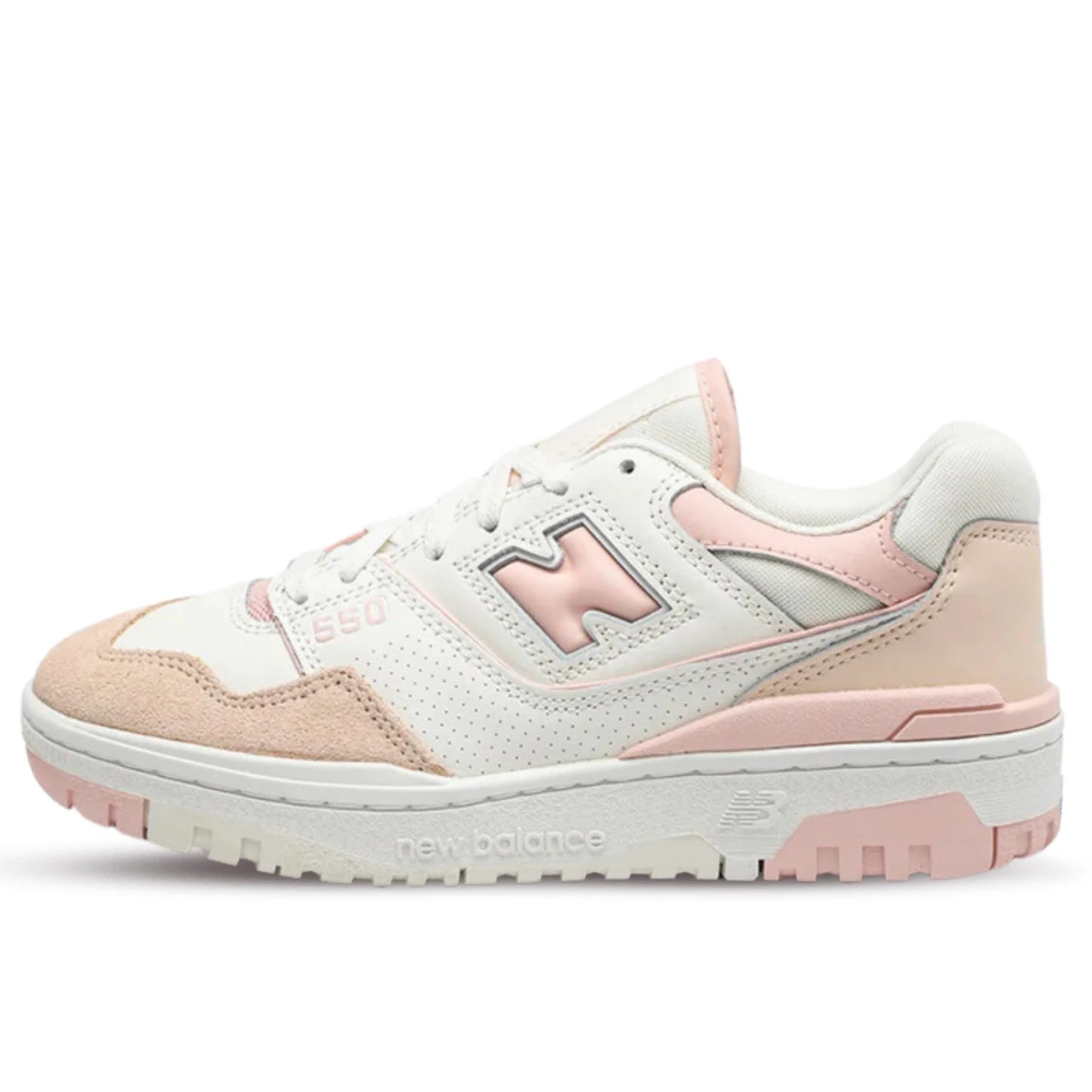 NB 550 White Pink (Womens)