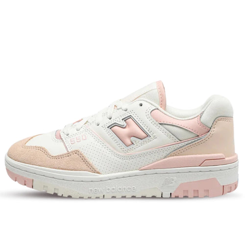 NB 550 White Pink (Womens)