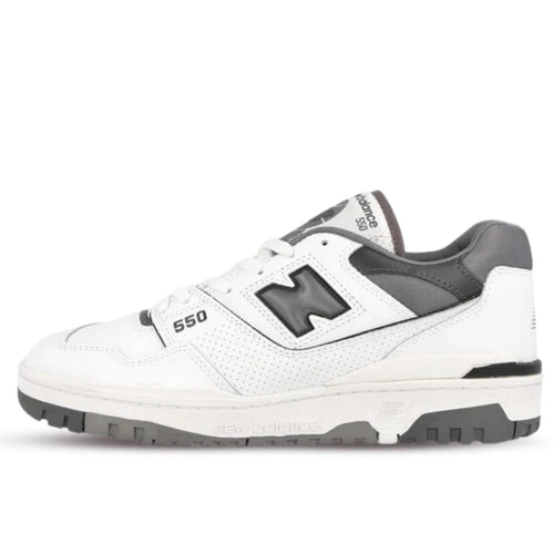 NB 550 White Grey Dark Grey