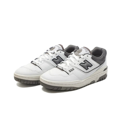 NB 550 White Grey Dark Grey